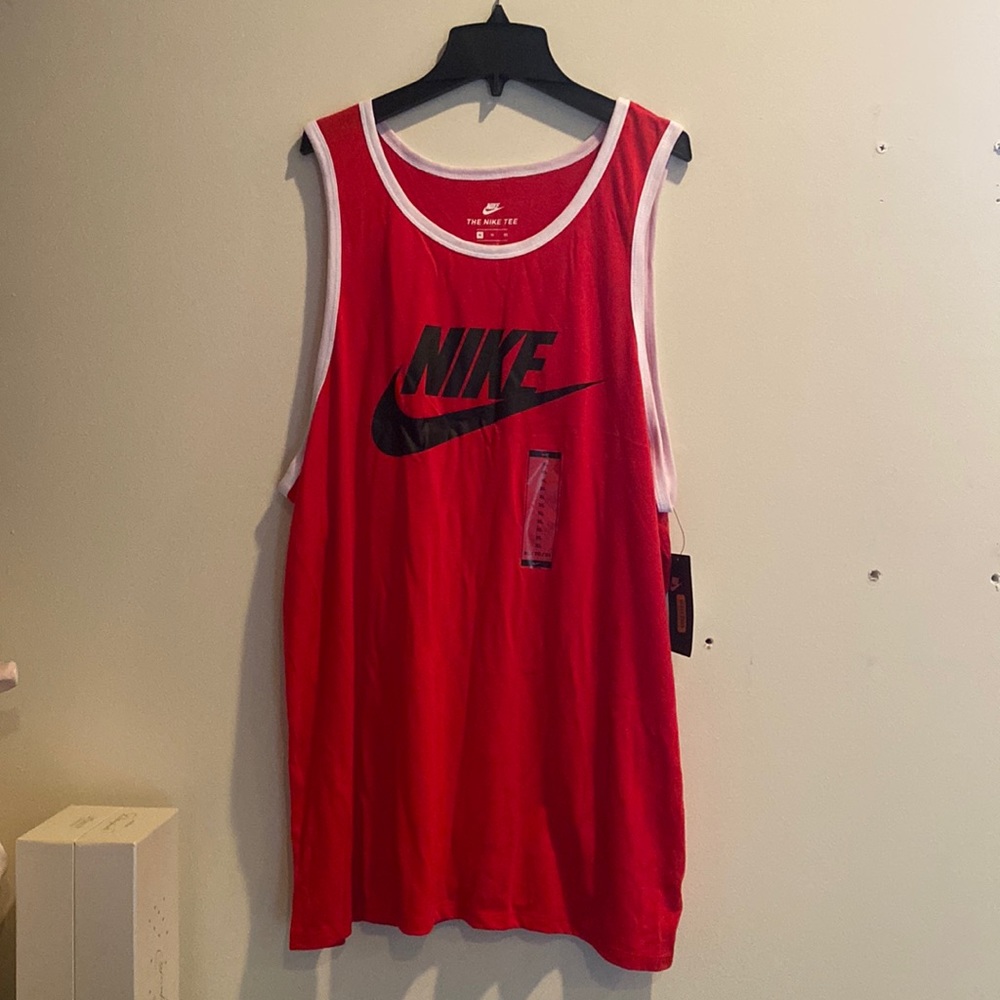 Red Nike Tank